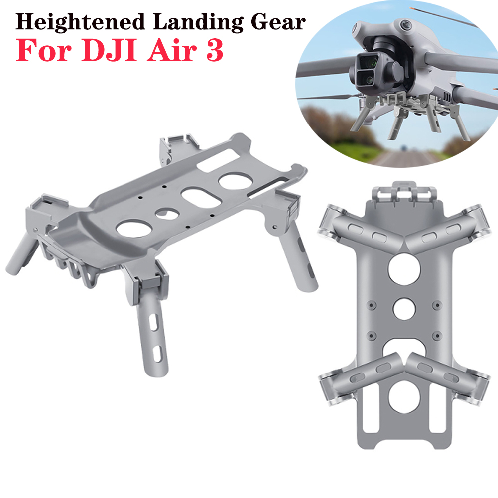 Grijs opvouwbaar landingsgeste - Dji Drone Air 3 recensie en prijs